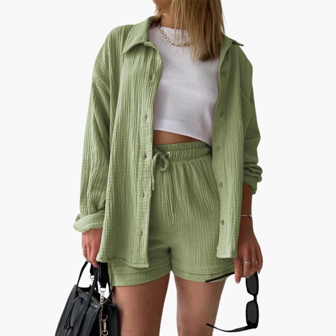 Aurélie™ | Ensemble deux-pièces chic et décontracté