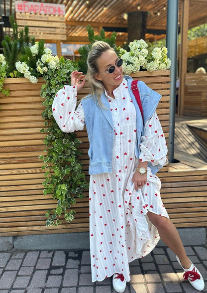 Julia™ | Robe Cœurs Texturée