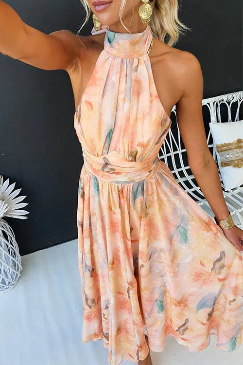Sari™ | Robe Longue Aquarelle