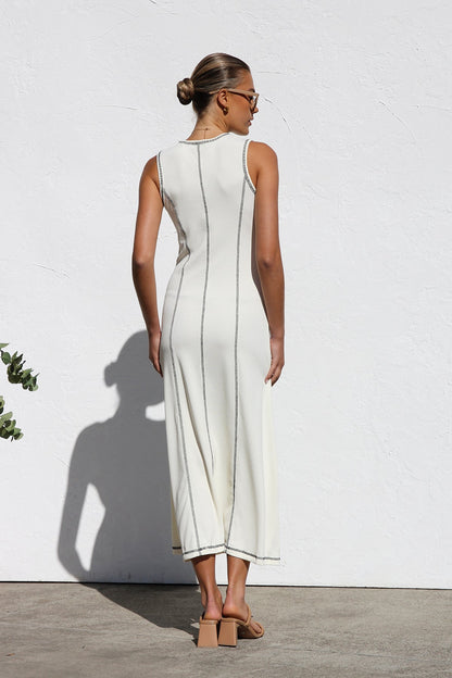 Ariana™ | Robe Longue Maxi Crème