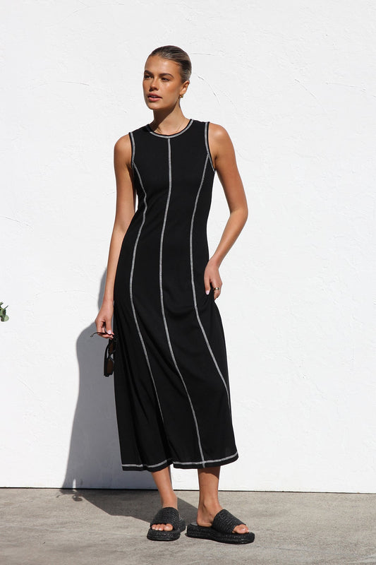Ariana™ | Robe Longue Maxi Noire