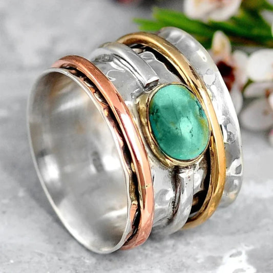 Coco - Bague Vintage Turquoise
