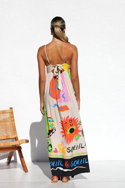 Dasha™ | Robe Longue Multicolore Été