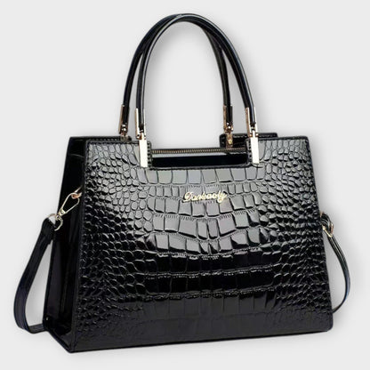Sac Croco Brillant à Main