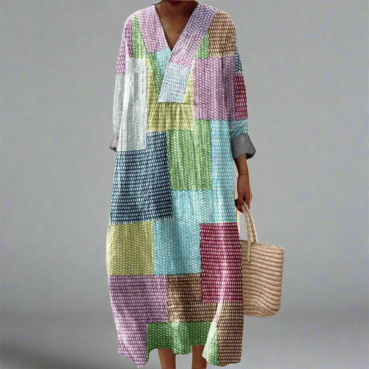 Heather™ | Robe géométrique élégante