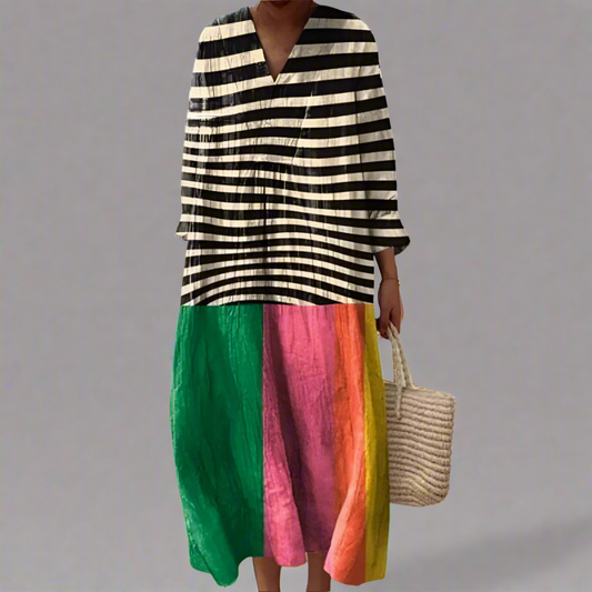 Alexandra™ | Robe géométrique élégante