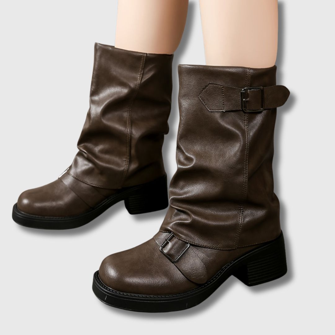 Elena™ | Bottes Femme Western à Lacets