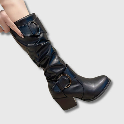 Éléonore™ | Bottines Femme à Talon Épais