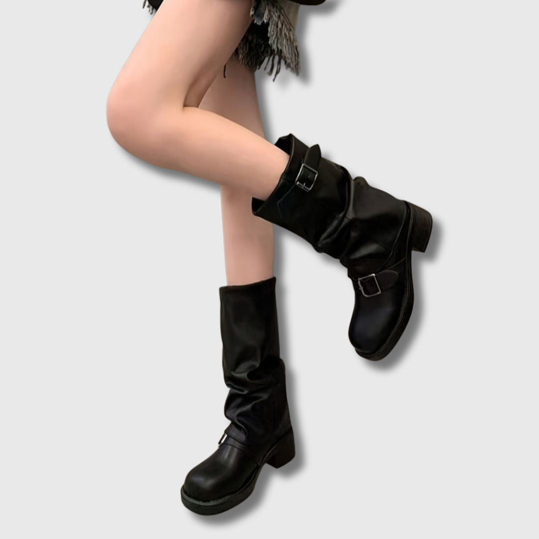 Elena™ | Bottes Femme Western à Lacets