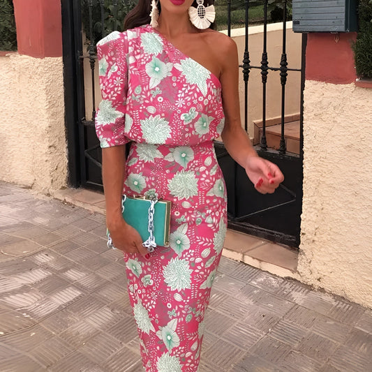 Émilie™ | Robe Longue Imprimée