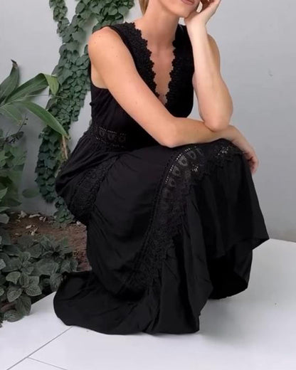 Alyssa™ | Robe Midi Dentelle