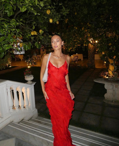 Zara™ | Robe Longue À Volants