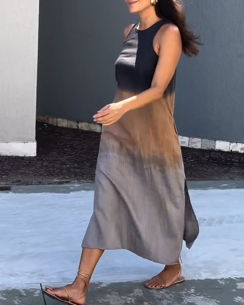 Anette™ | Robe Dégradée Sans Manches