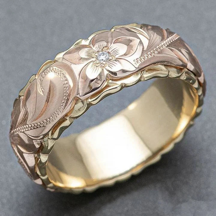 Bague en Or Vintage Rose Blume